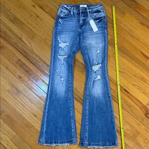 Petra Fashions Blue Flare Jeans